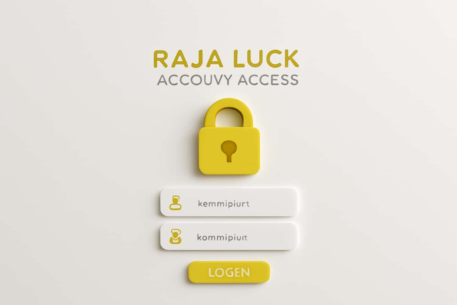 Raja Luck Account Access Interface