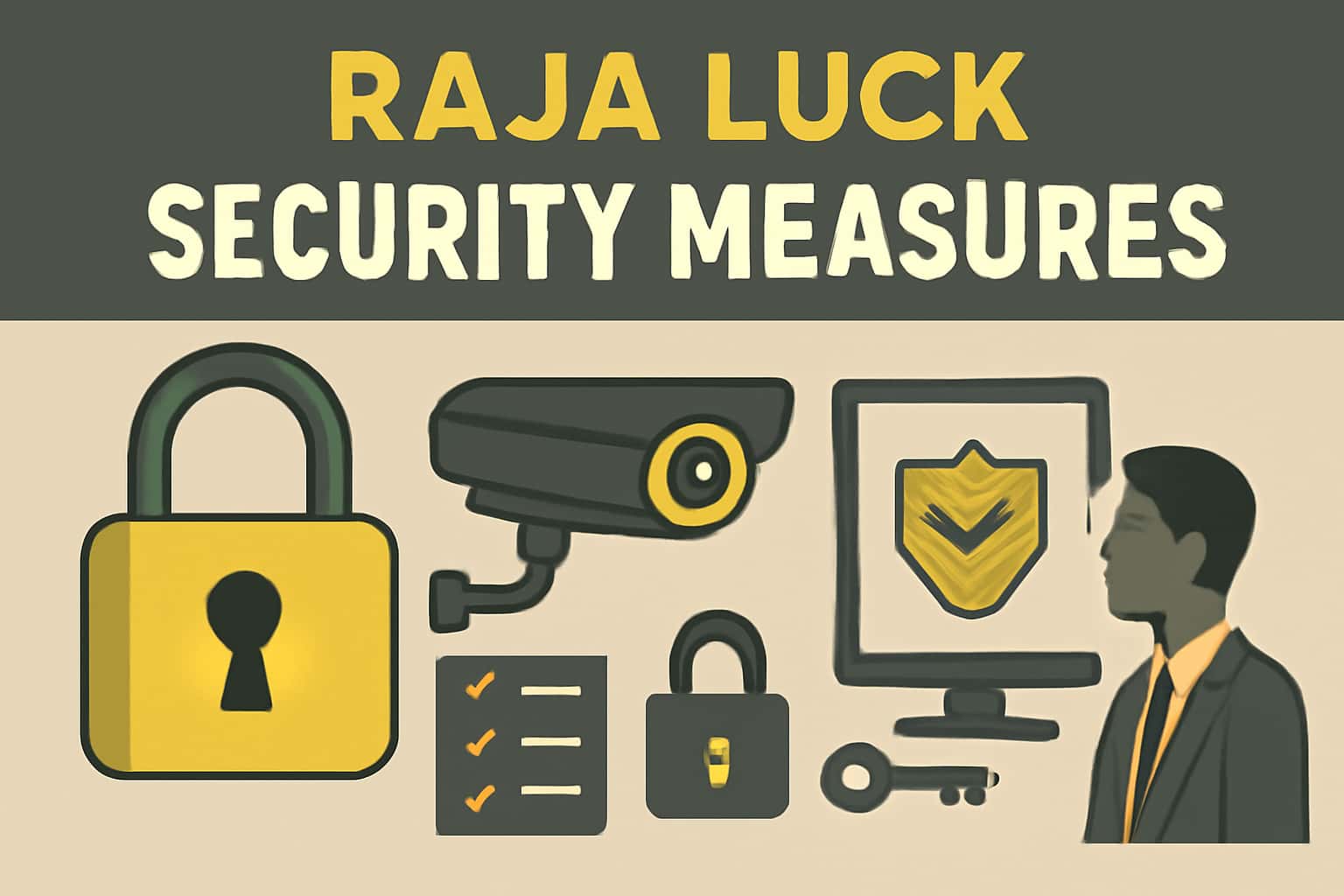 A high-tech representation of security measures for Raja Luck, showcasing a secure digital environment.