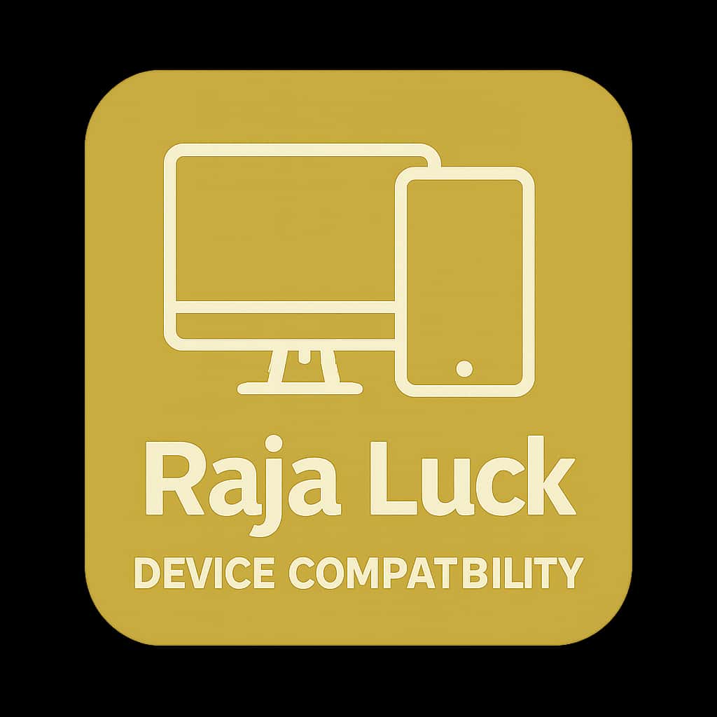 An icon symbolizing device compatibility for Raja Luck.